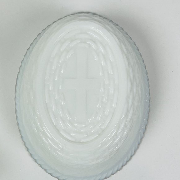 Vintage Westmoreland Hen On Nest Covered White Milk Glass Dish - Picture 7 of 11